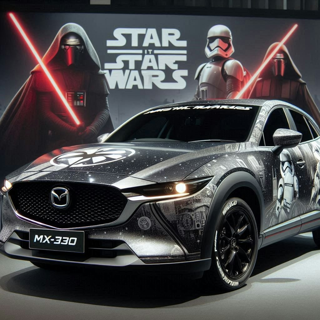 スターウォーズ柄のマツダCX-30