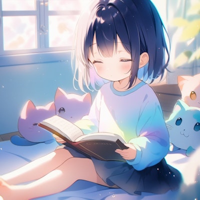 猫と読書と眠りこける私