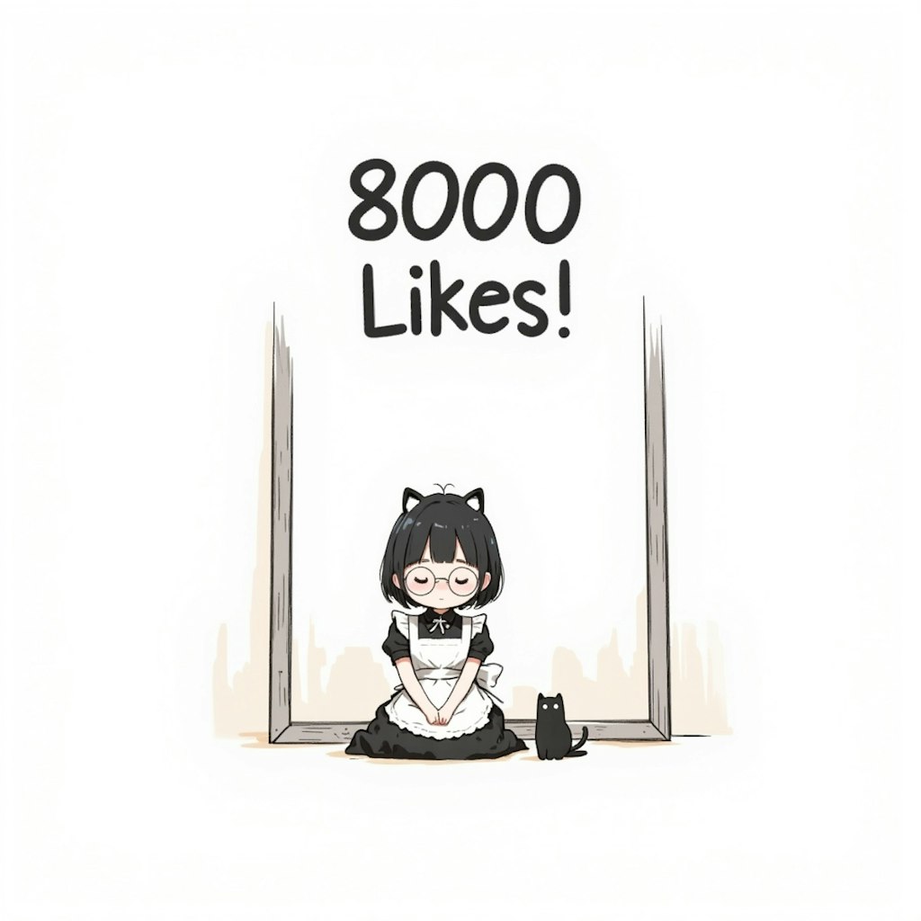 🎉８０００いいねっ、ありがとうございます！🎉