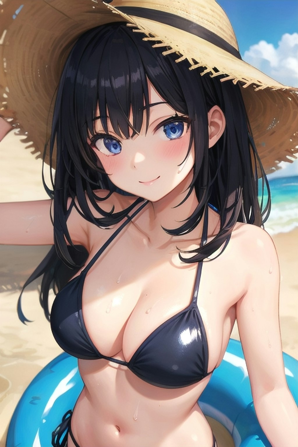 砂浜でのひととき