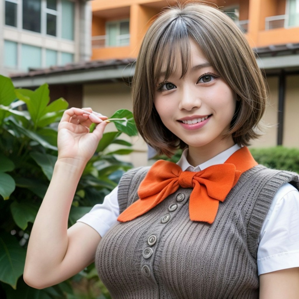 曇り時々晴れ、夕方一時ドカブリのブリっ娘ちゃん