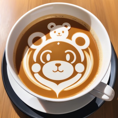 本日のモーニングコーヒー：作者近影(クマ×娘 Dream World)