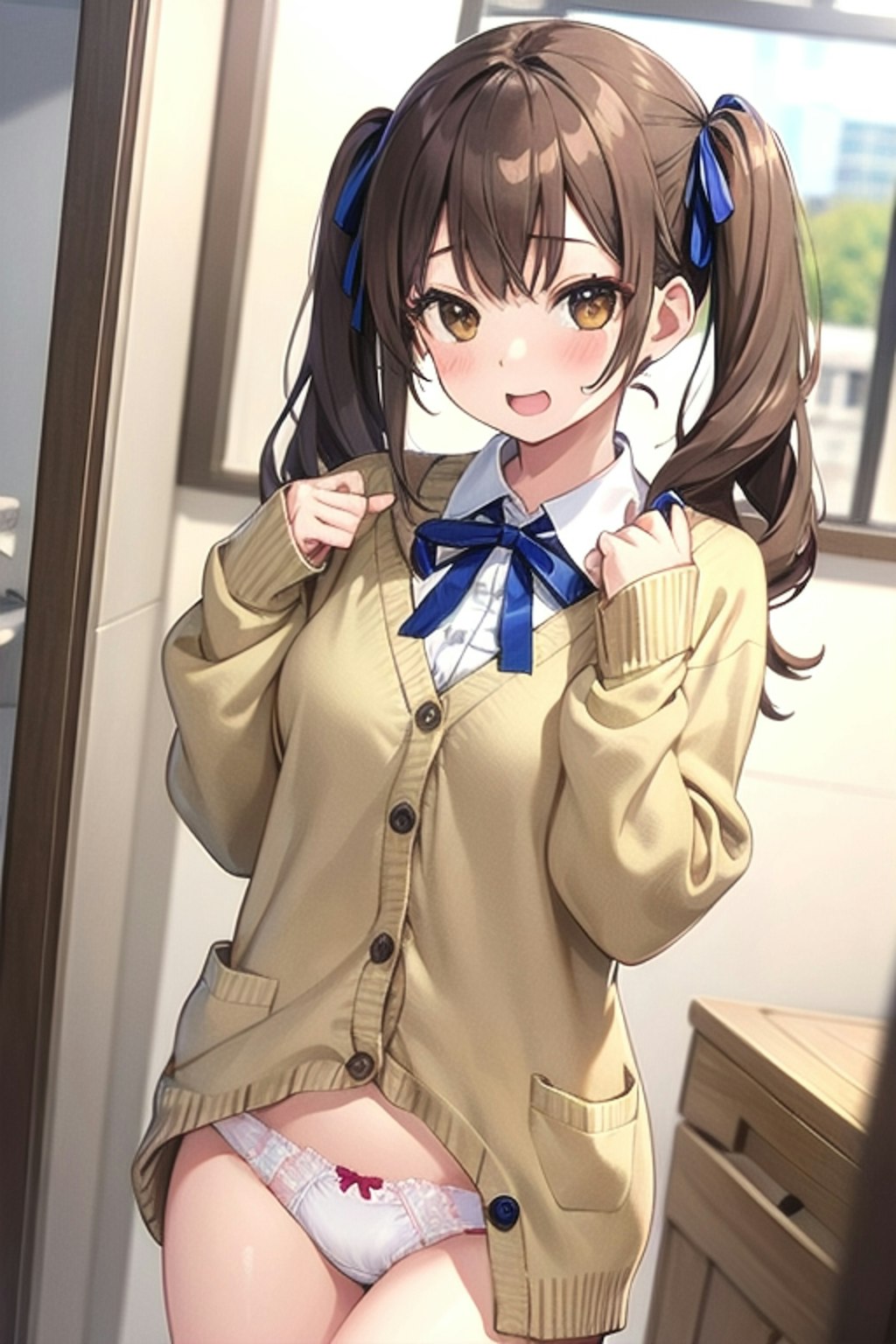 School twintails girl