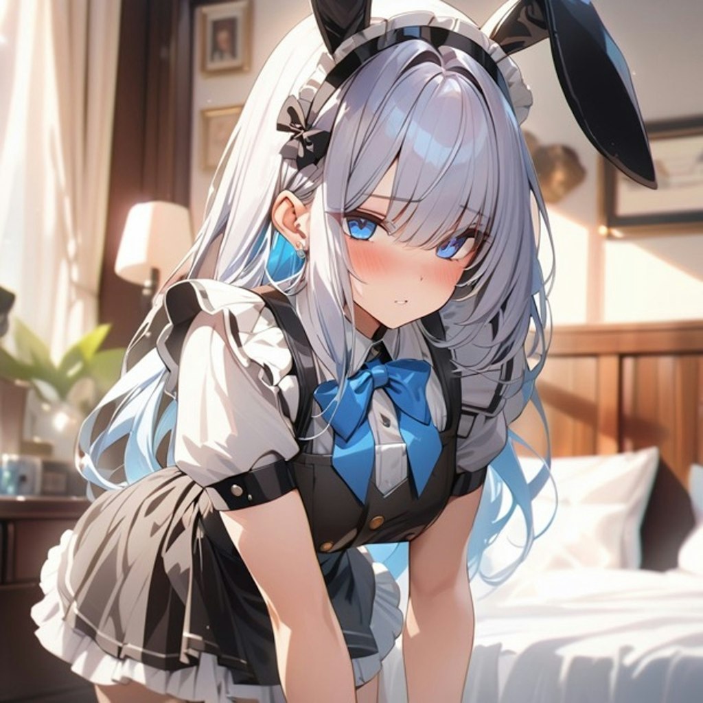 ウサ耳メイドの結菜(ゆな)