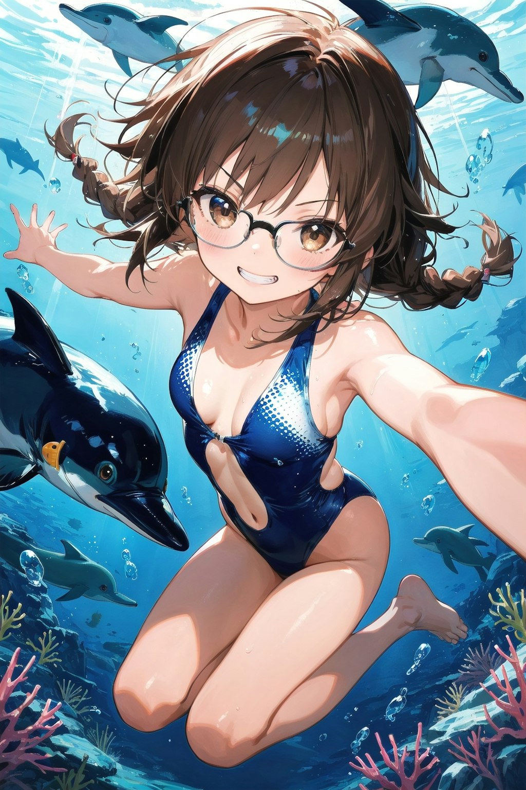 よーし、いい子だ！　～素潜りさきちゃん～