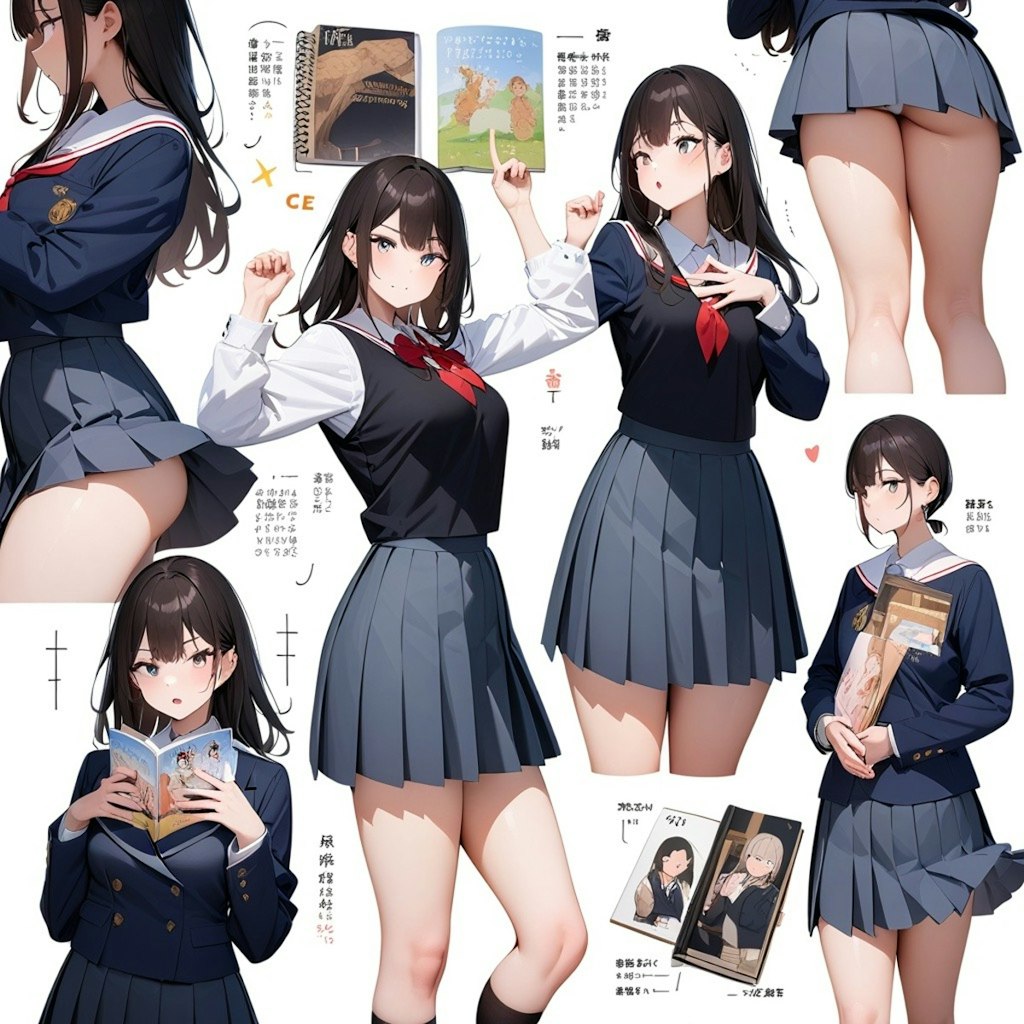 女子高生制服図鑑(モデル部広報誌)