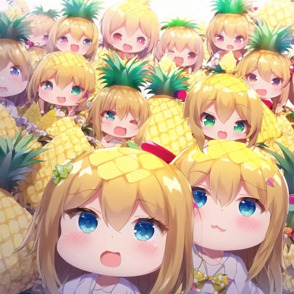 パイナポォの妖精がみんなに🍍をお届け