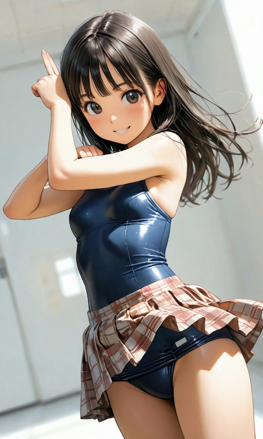 スク水とスカート