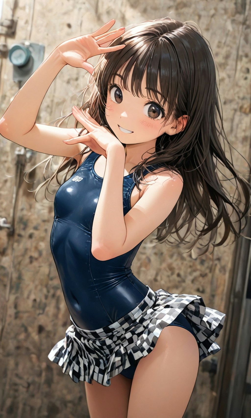 スク水とスカート