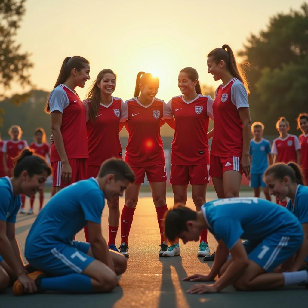 女子チーム大勝利！