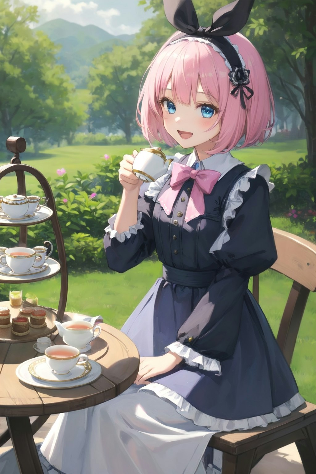 ちち生非XLモデルのお茶会