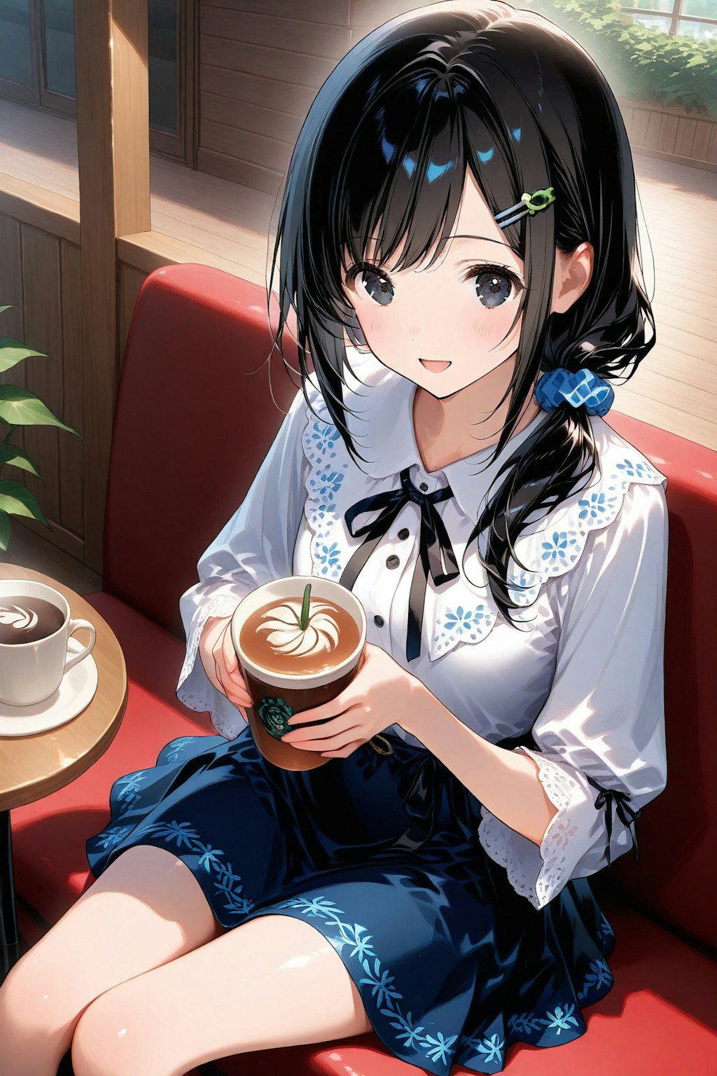 喫茶店の長女ちゃん☕🌸✨