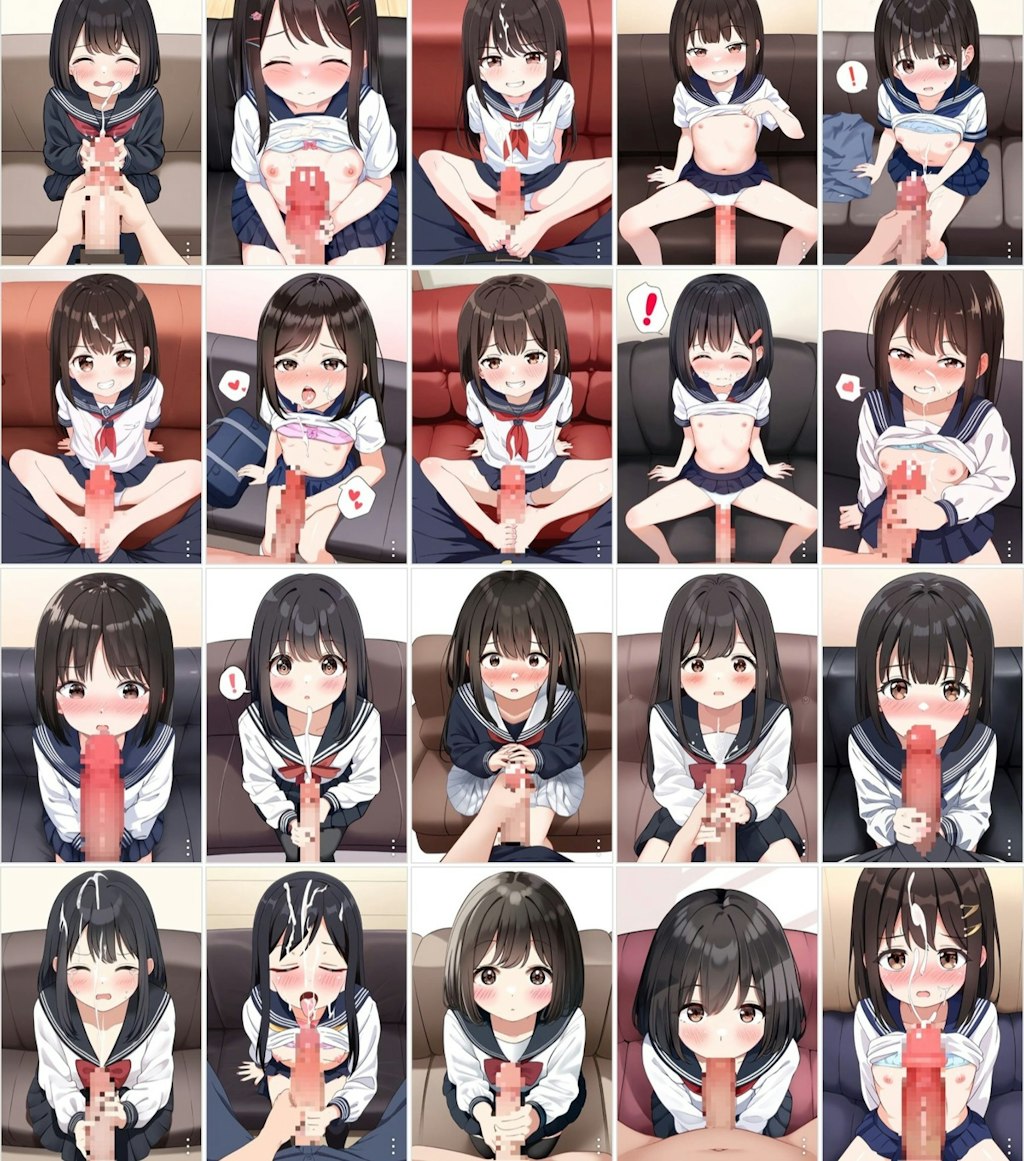 制服少女に手コキしてもらったら暴発して嫌な顔された【主観制服手コキ】