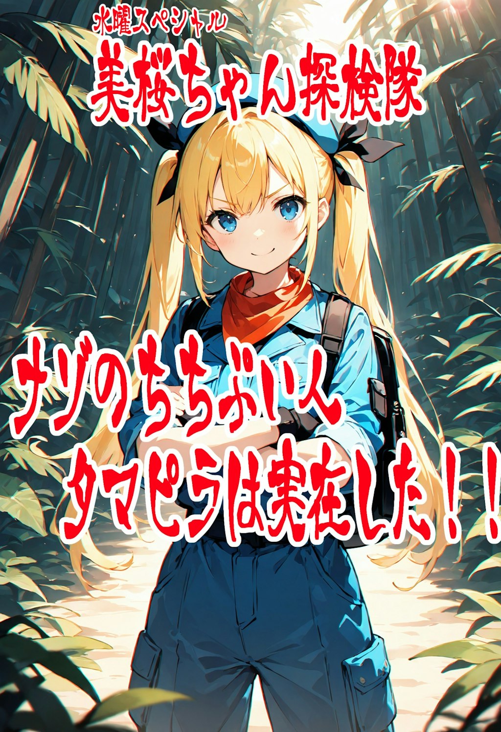 美桜ちゃん探検隊！！ 「ナゾのちちぷい人 タマピラは実在した！！」