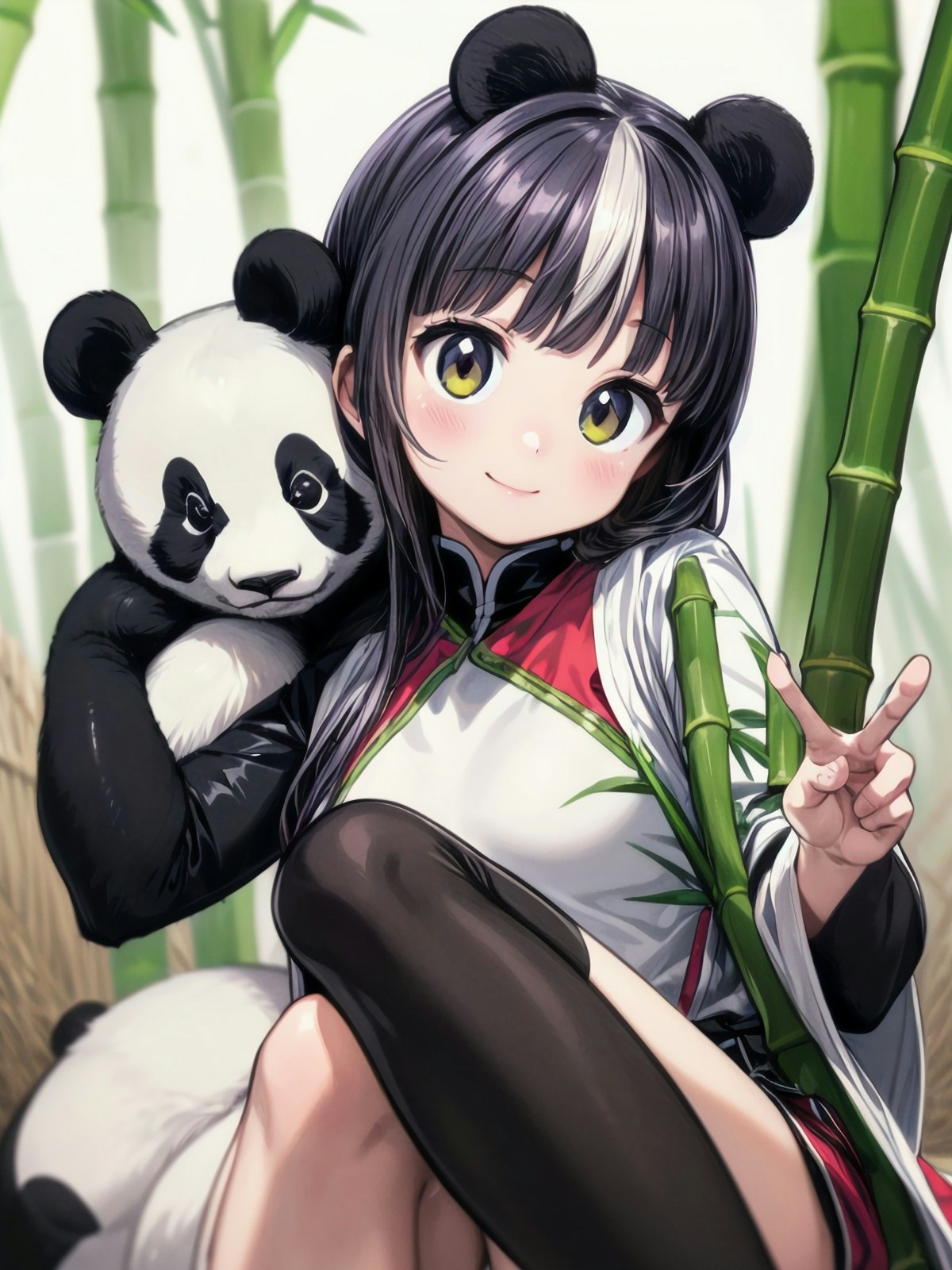 パンダ・ガール🐼 | chichi-pui（ちちぷい）AIイラスト専用の投稿