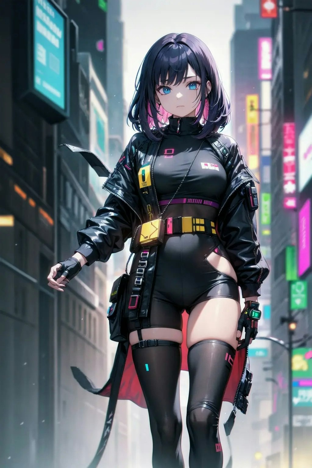 cyberpunk OOTD？