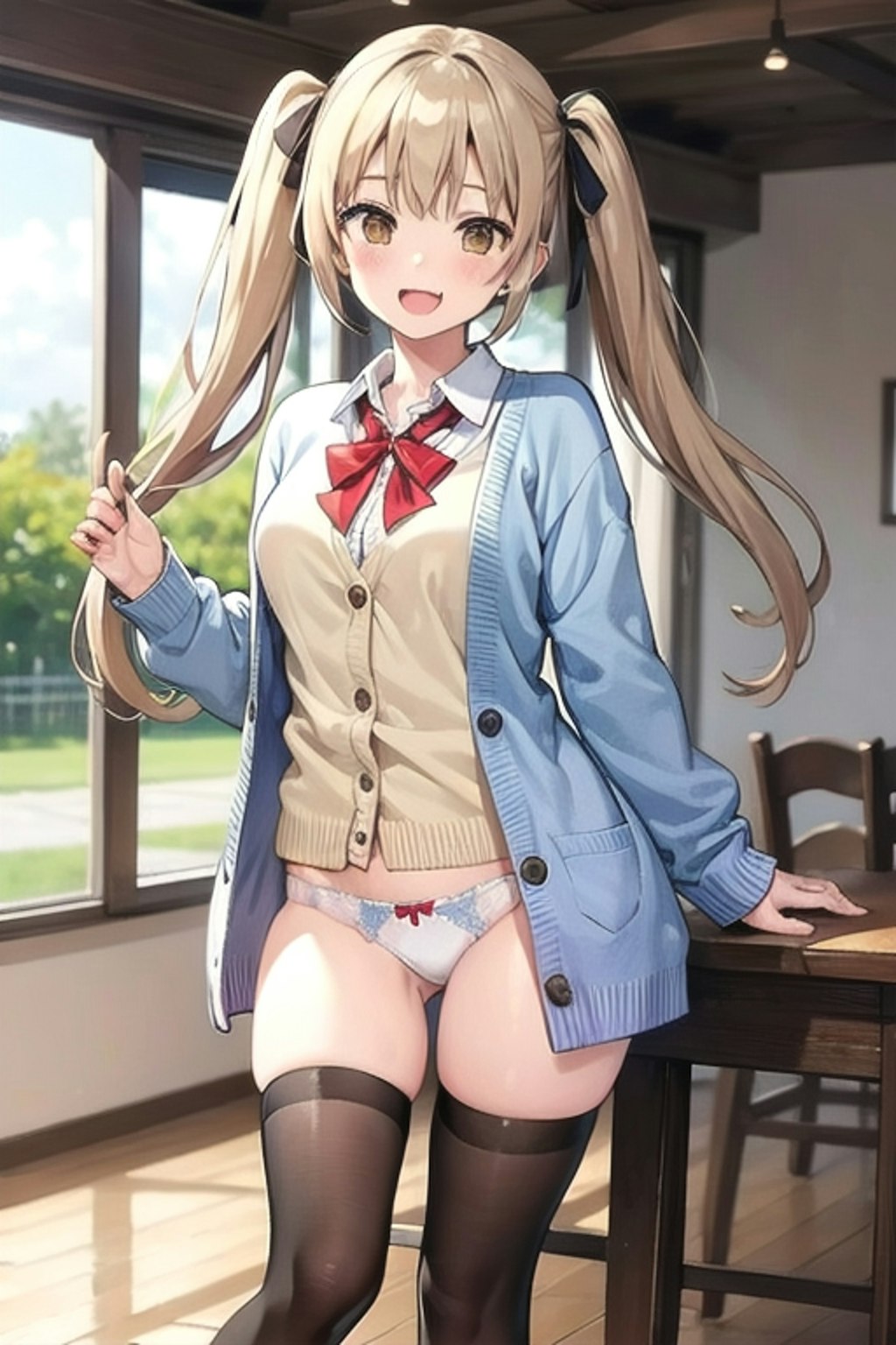 School twintails girl