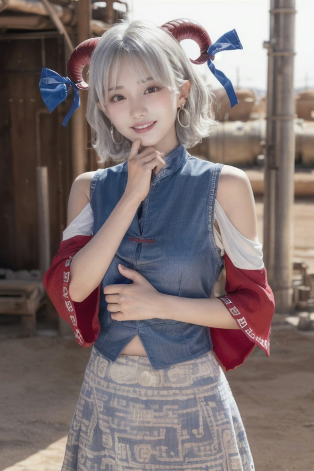 油田の看板娘