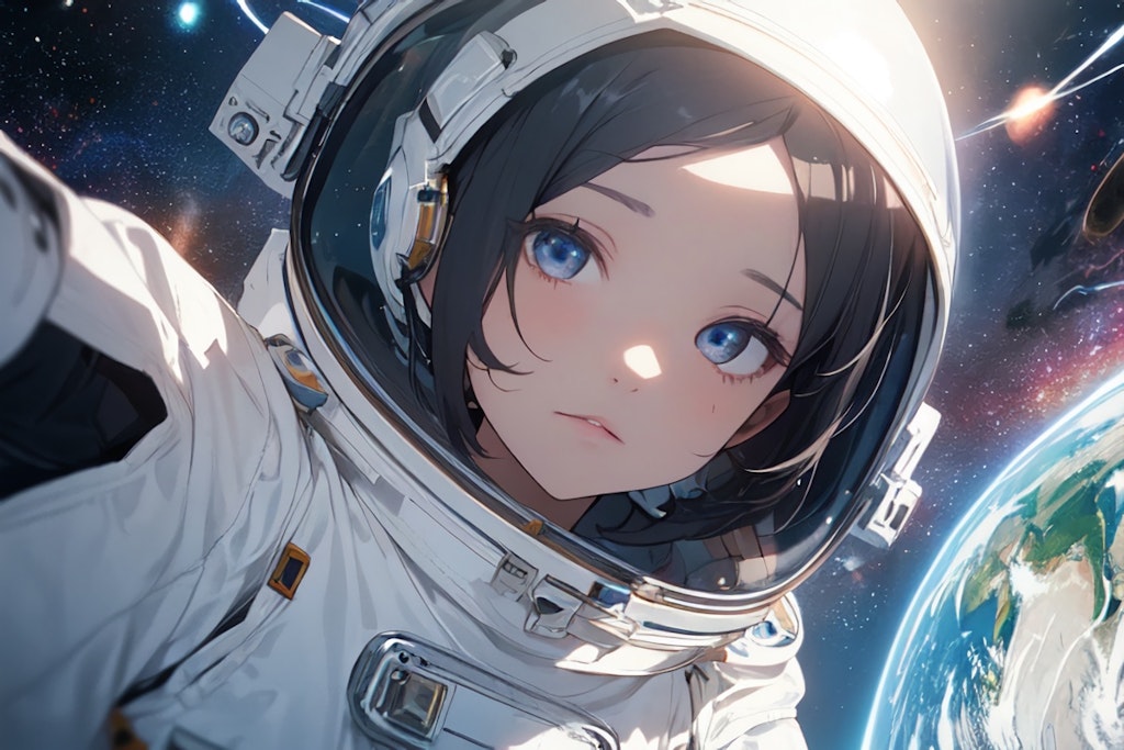 Astronaut ③ | chichi-pui（ちちぷい）AIイラスト専用の投稿サイト