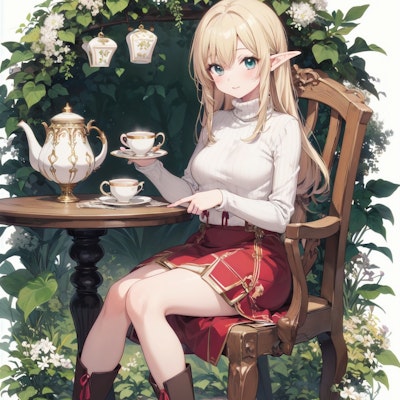 Tea Time　エルフちゃん