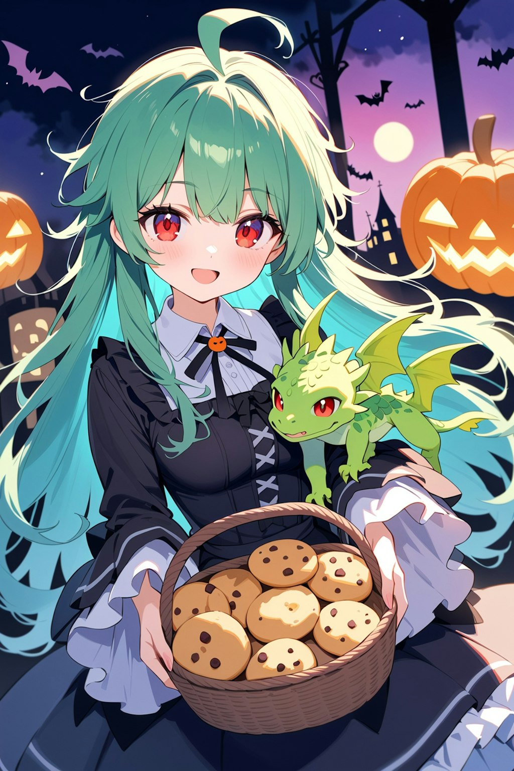 ハロウィンクッキーと偵察 (でやんす)