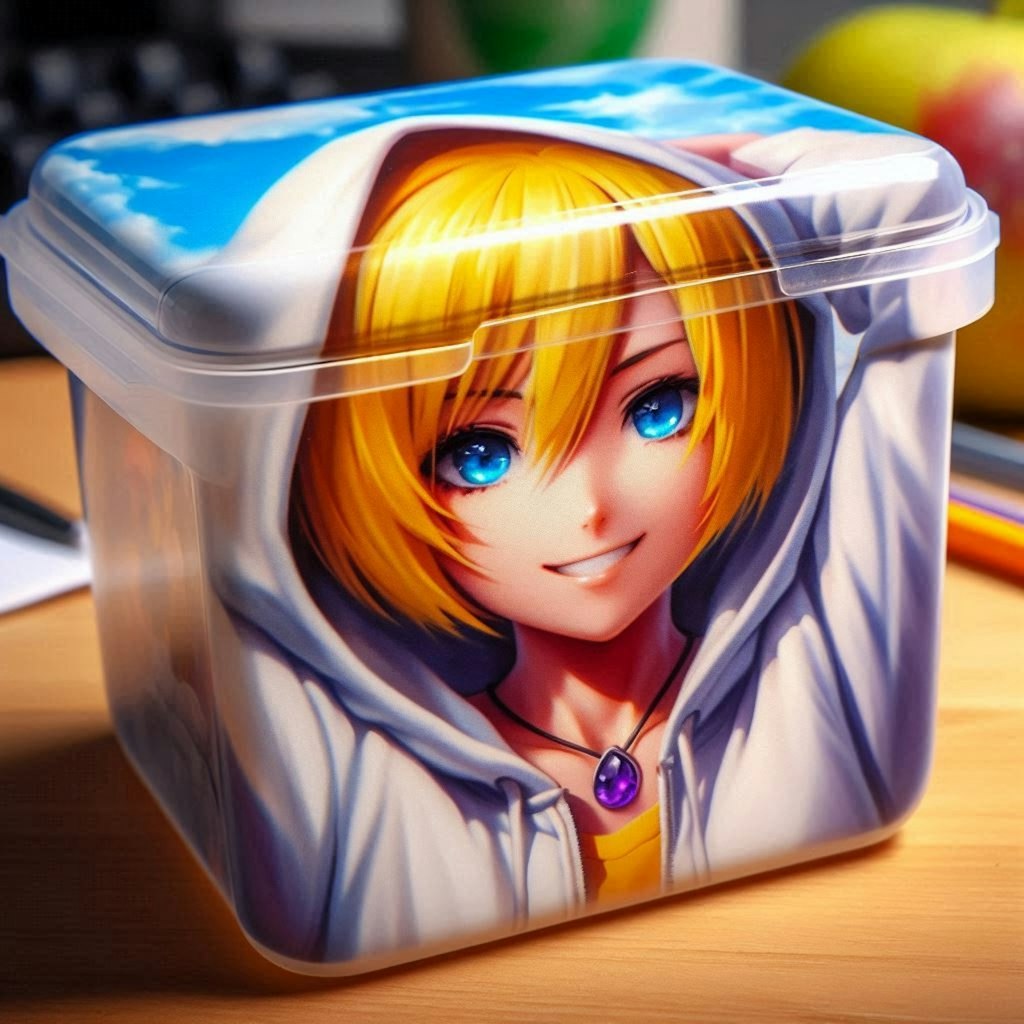 容器ゃちゃん。