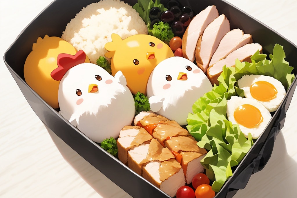 鳥の弁当