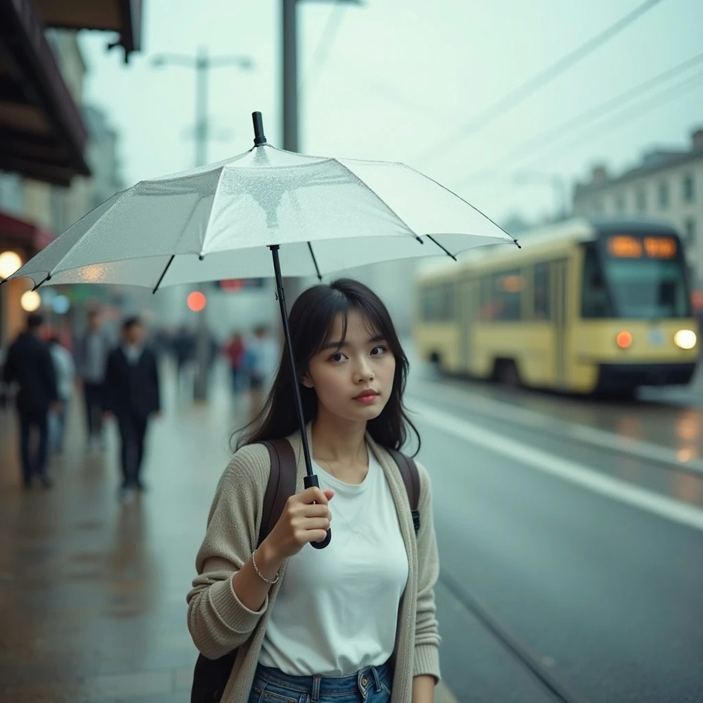 路面電車のある街