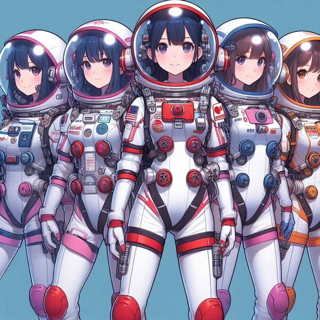 宇宙服だったり