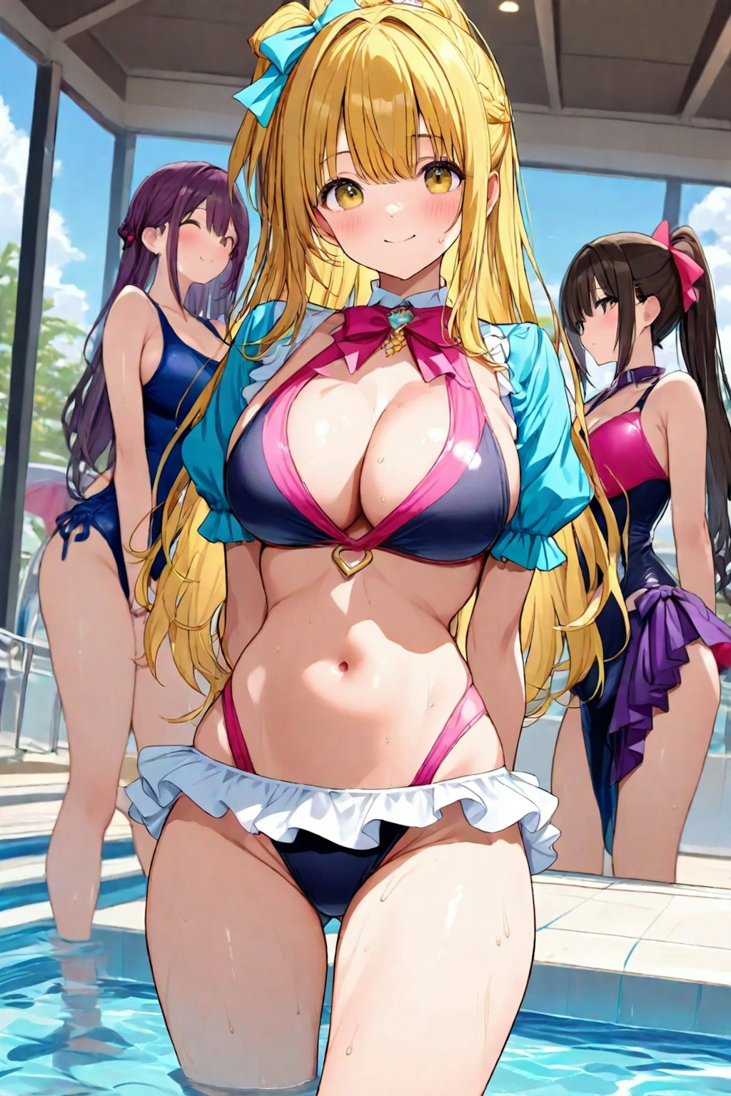 今日の水着もセクシーでしょ？