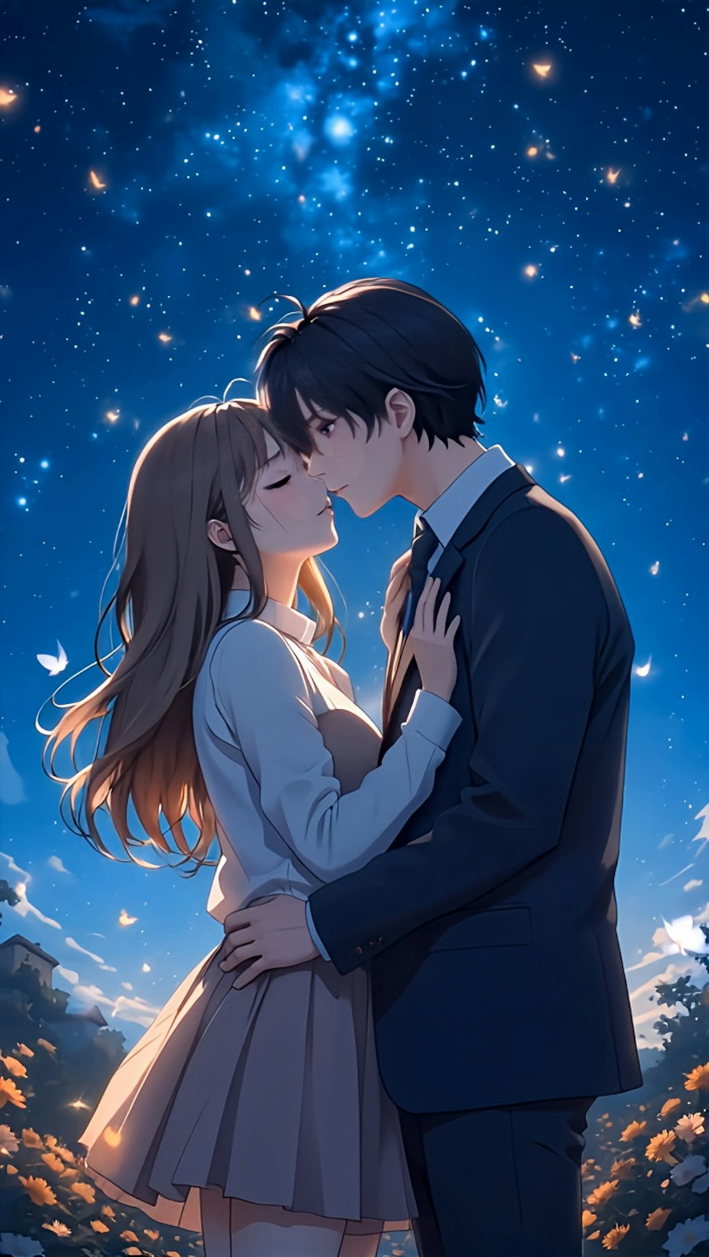 禁断の恋告白の後のキス!　(動画キャプチャ)