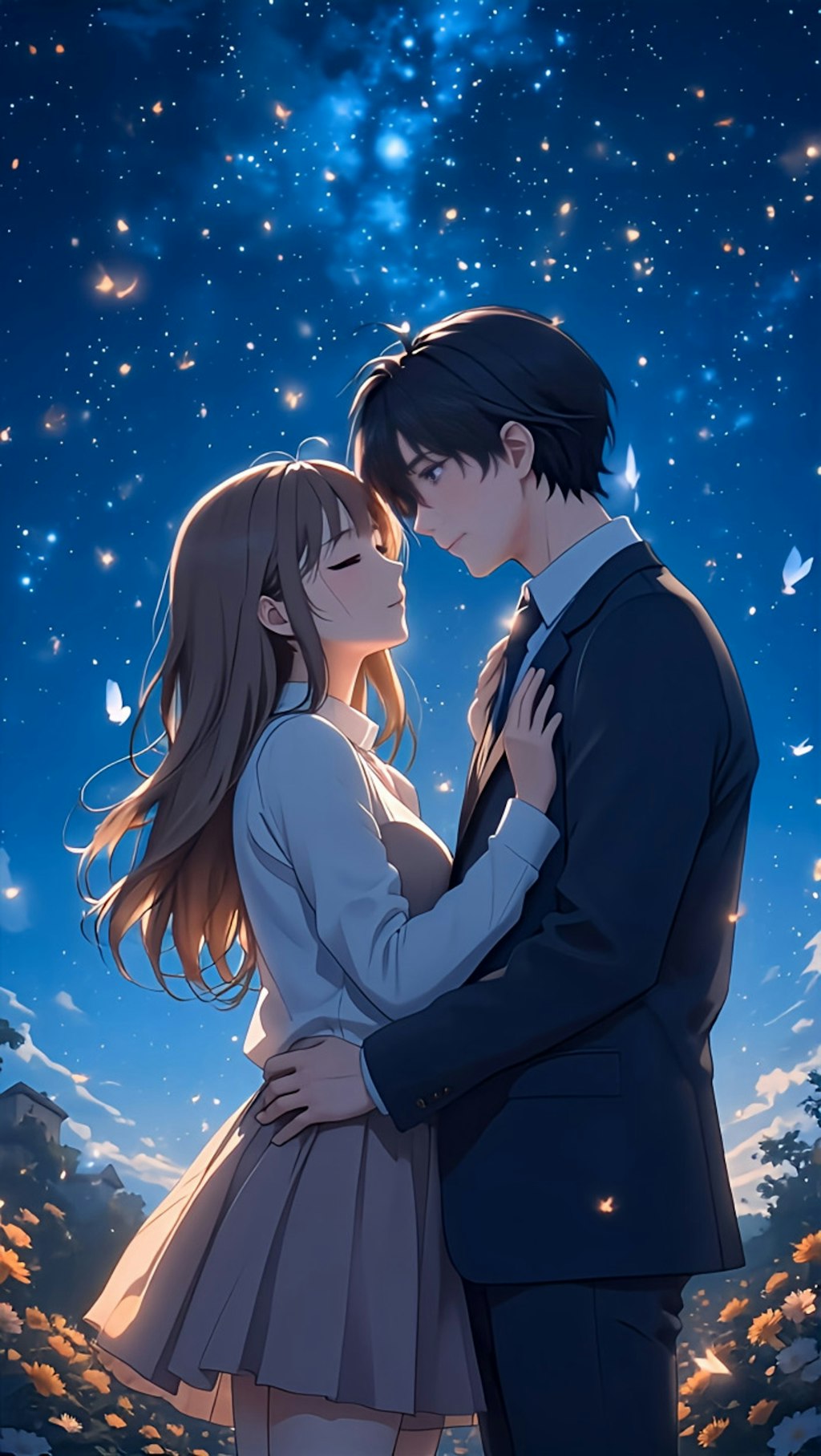 禁断の恋告白の後のキス!　(動画キャプチャ)
