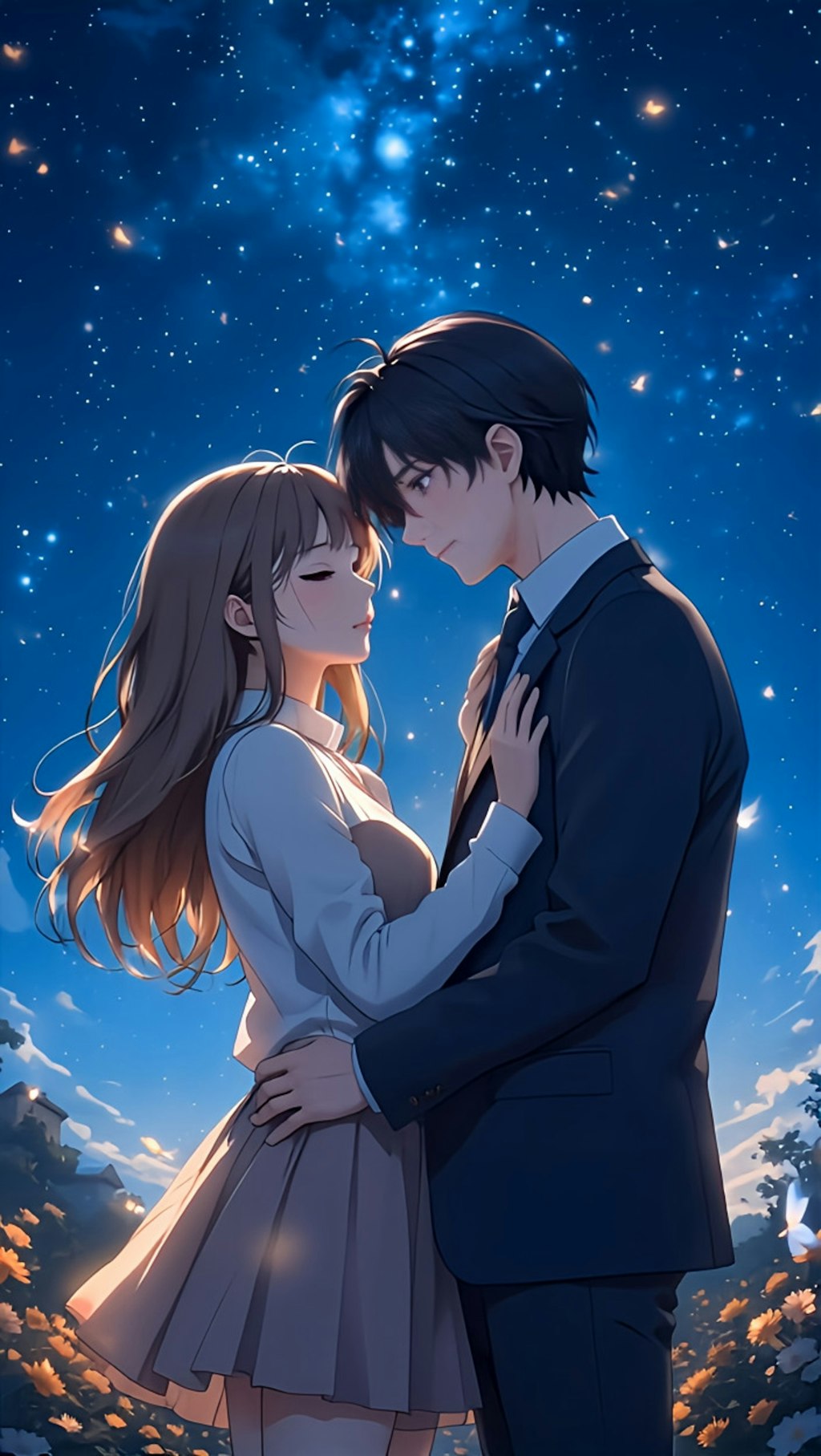 禁断の恋告白の後のキス!　(動画キャプチャ)