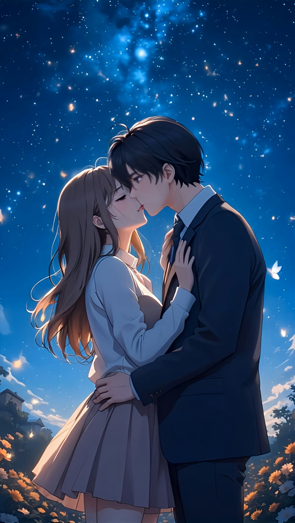 禁断の恋告白の後のキス!　(動画キャプチャ)