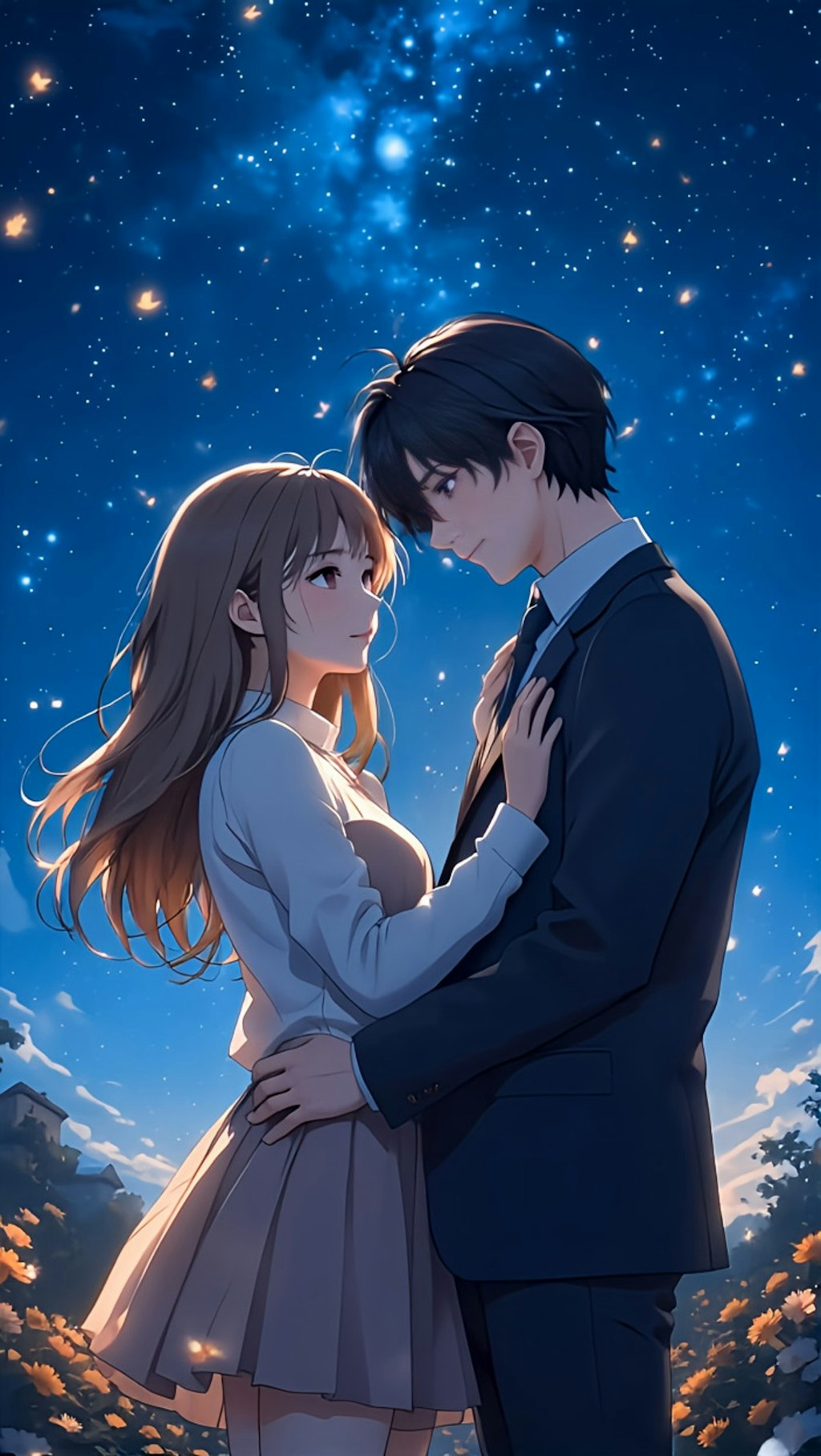 禁断の恋告白の後のキス!　(動画キャプチャ)