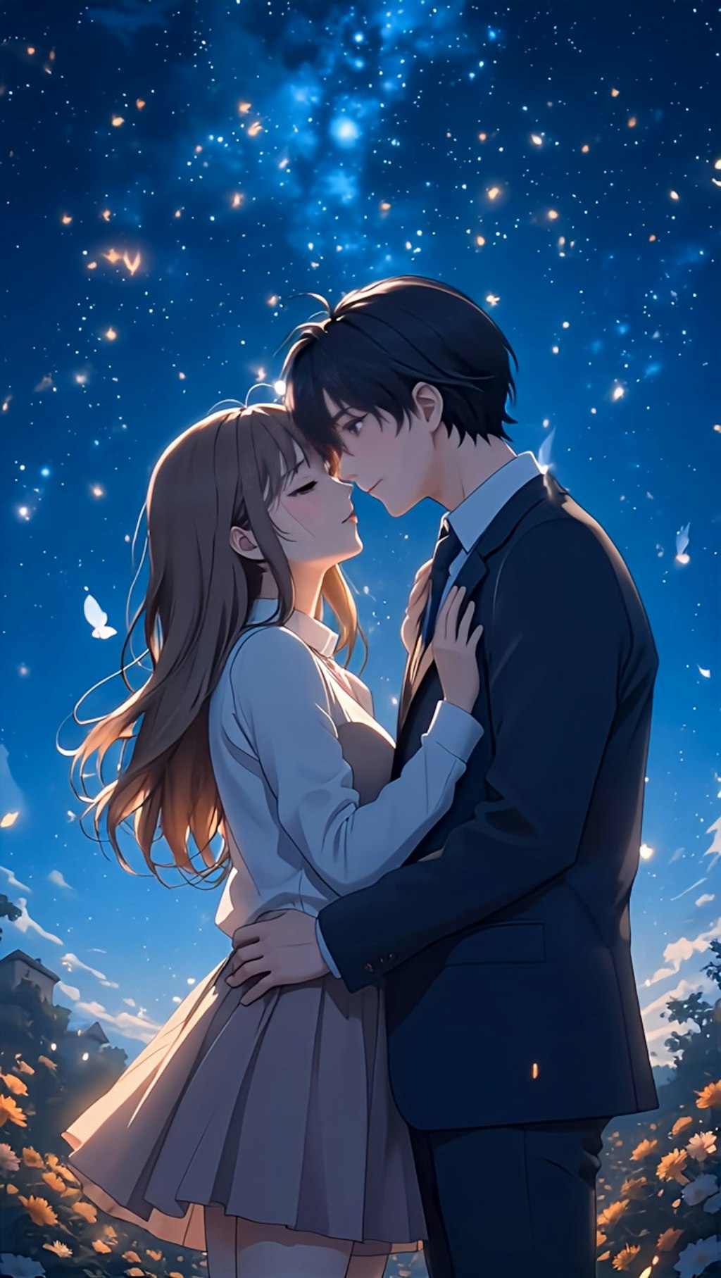 禁断の恋告白の後のキス!　(動画キャプチャ)