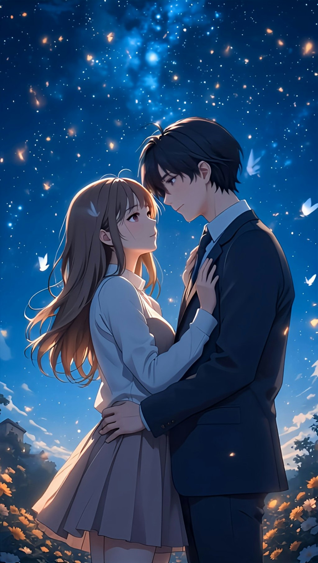 禁断の恋告白の後のキス!　(動画キャプチャ)