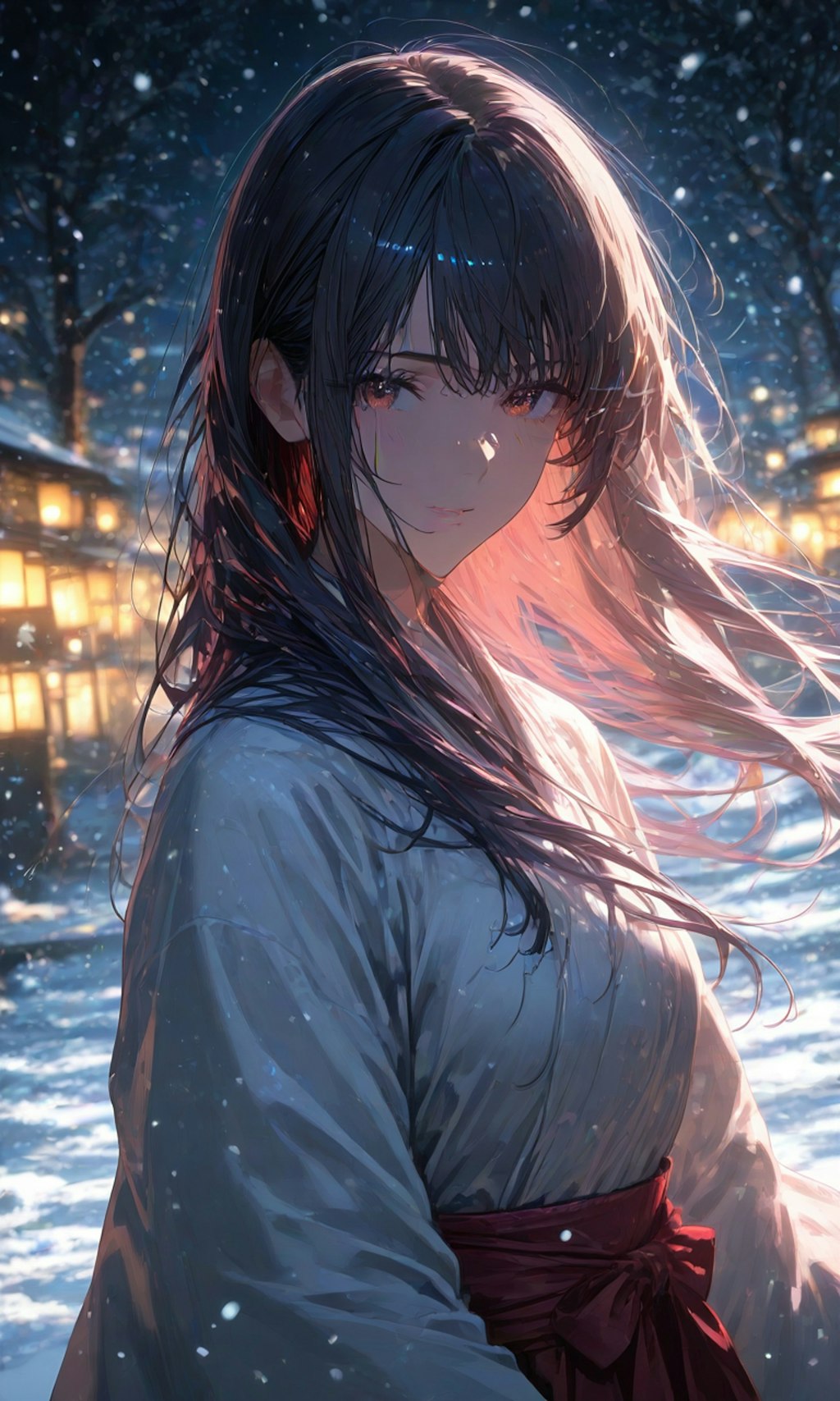 吹雪の少女