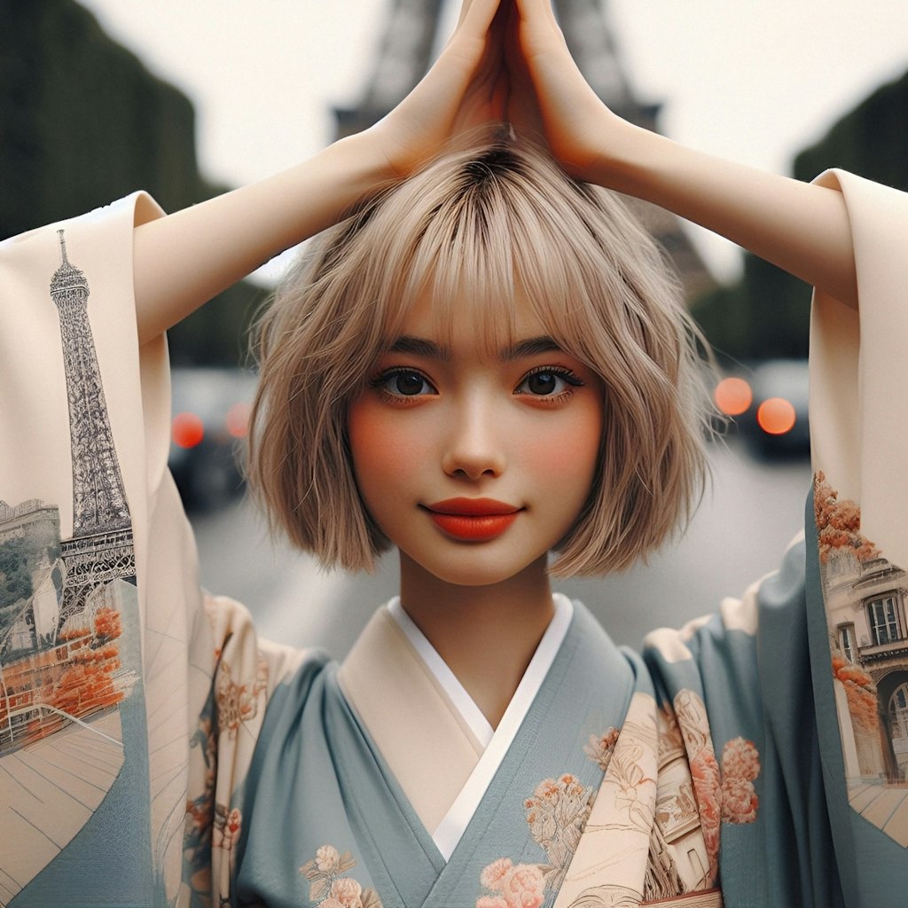 Kimono de Eiffel