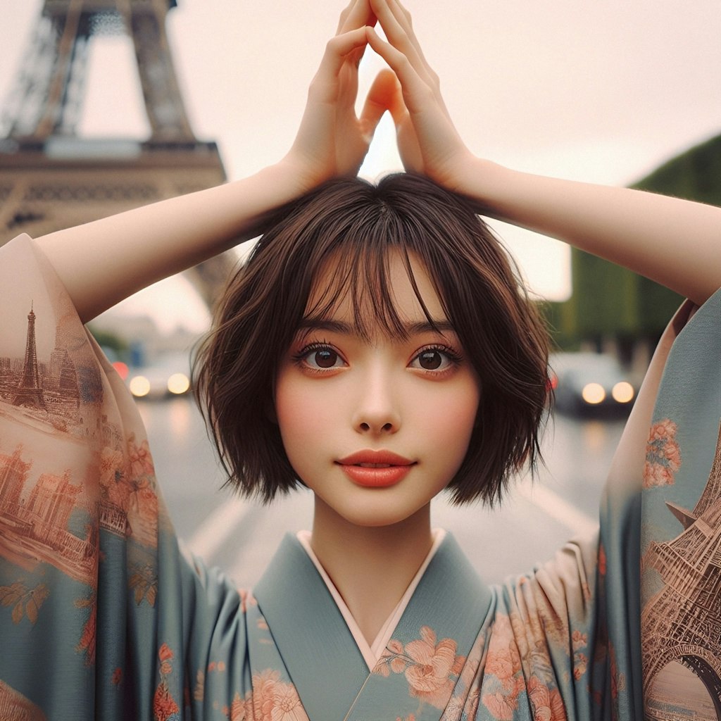 Kimono de Eiffel