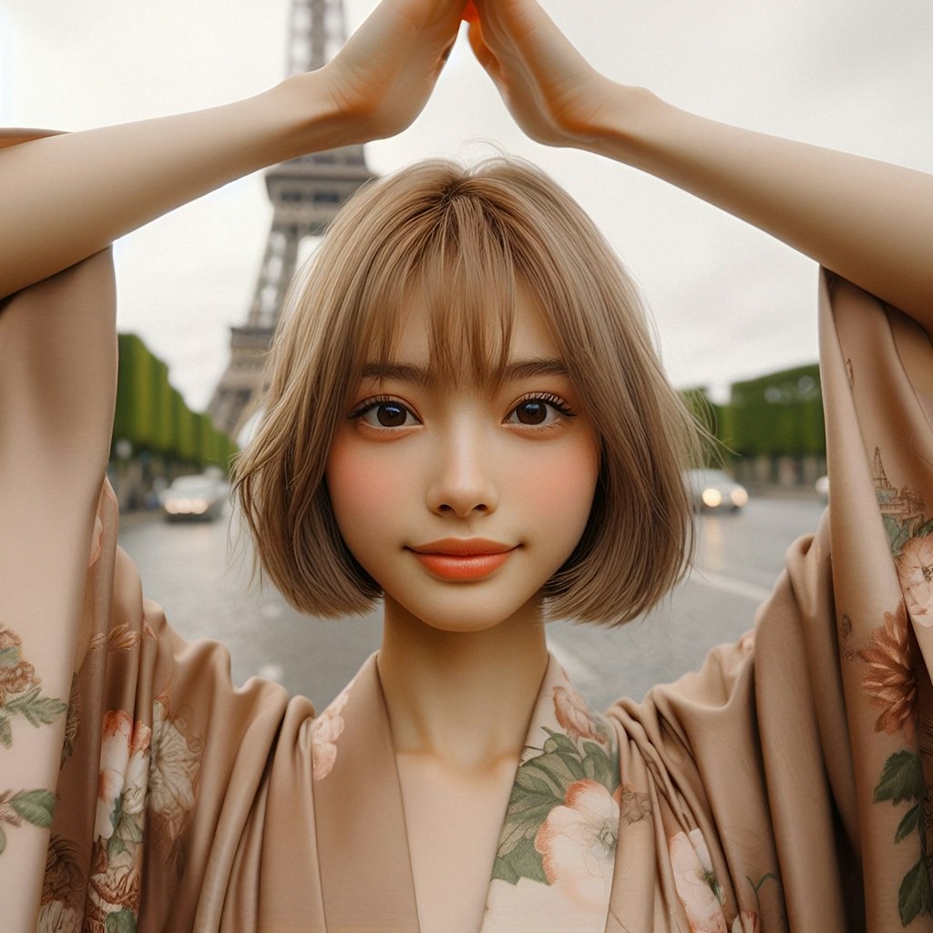 Kimono de Eiffel