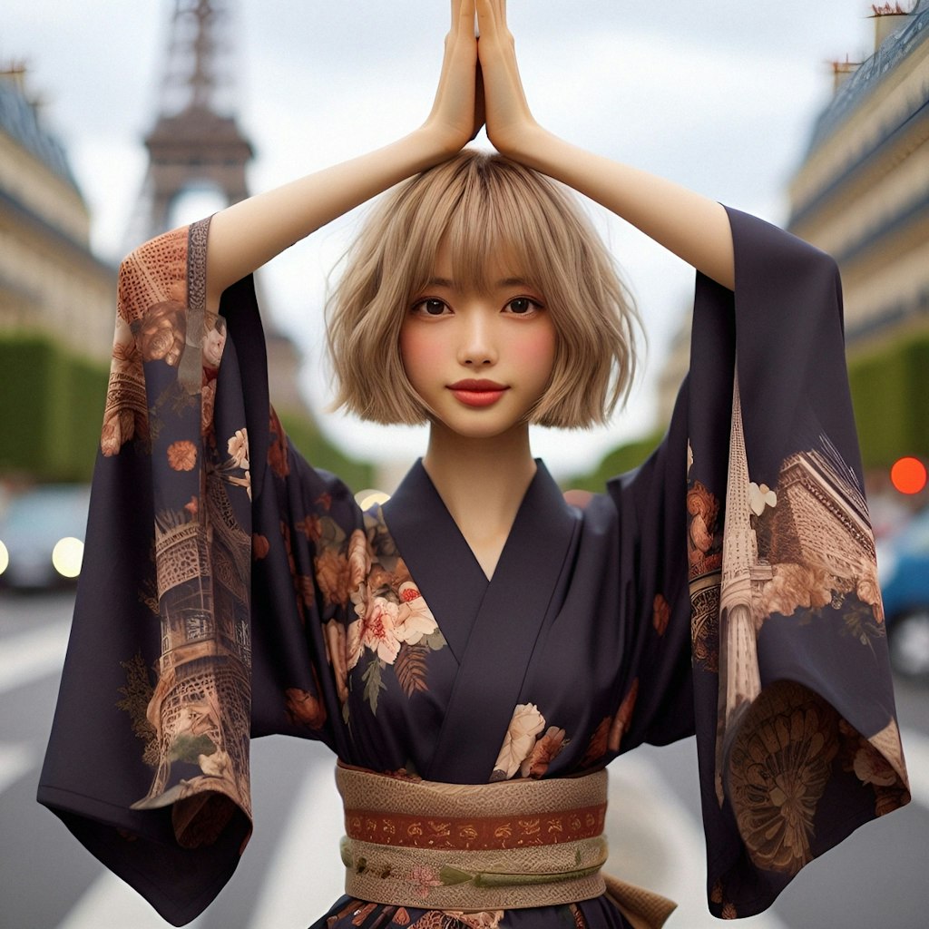 Kimono de Eiffel