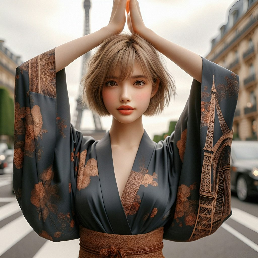 Kimono de Eiffel