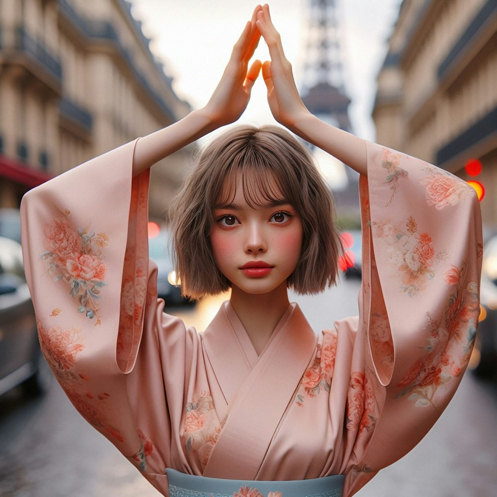 Kimono de Eiffel