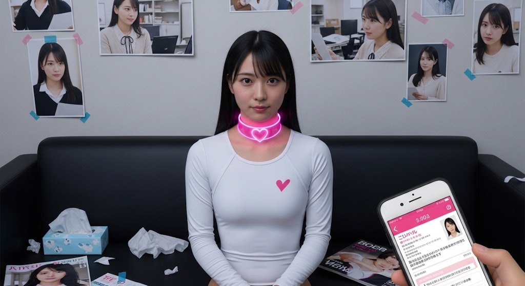 アプリを使って憧れの先輩を好き放題する