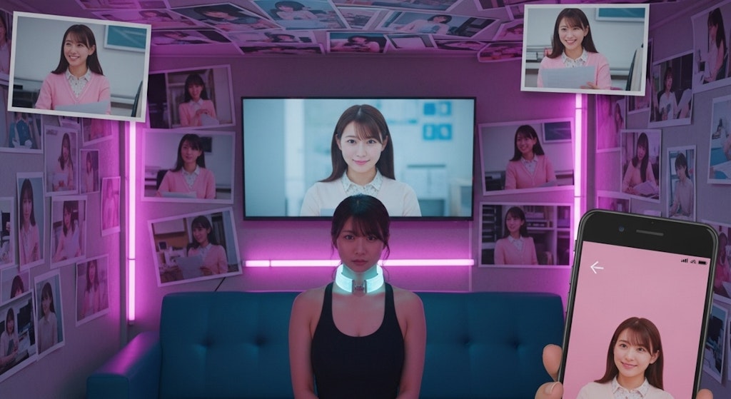 アプリを使って憧れの先輩を好き放題する