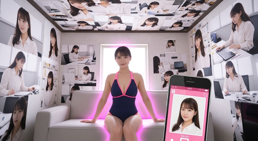 アプリを使って憧れの先輩を好き放題する