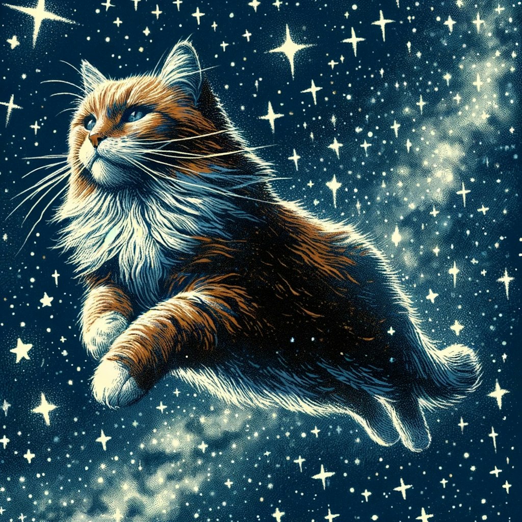 （ネタ有）猫と星空