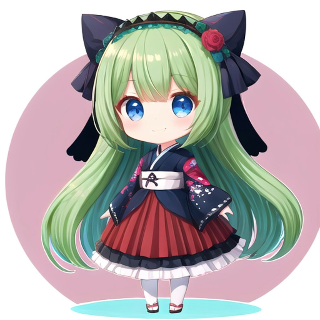 kimono gothic lolita sample