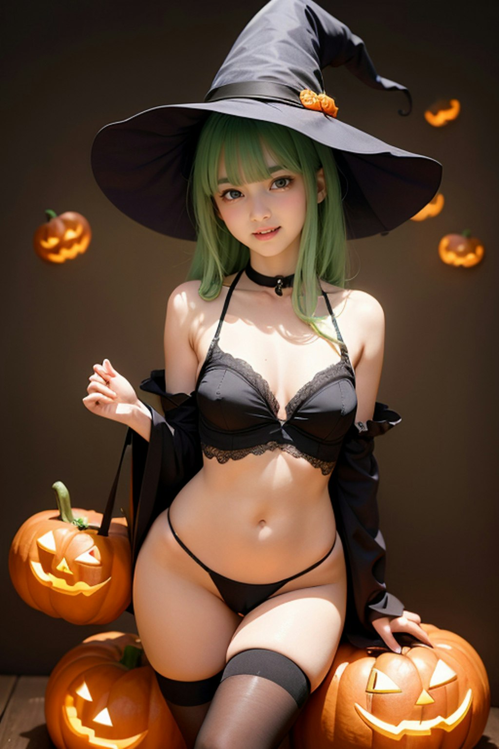 ハロウィンコスプレ グリーン4